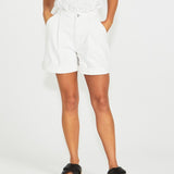 Wyatt Denim Shorts - White