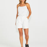 Wyatt Denim Shorts - White