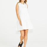 Wyatt Sleeveless Dress - White