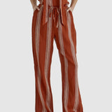 Lizzy Pant - Rust Stripe