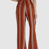 Lizzy Pant - Rust Stripe