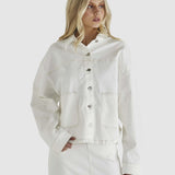 Marza Denim Jacket - Bone Wash