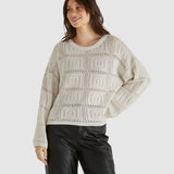 Marcello Crochet Top - Cream