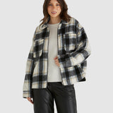 Zita Jacket - Charcoal Check