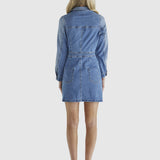 Rylie Dress - Mixed Denim