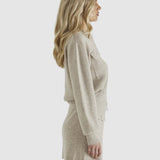 Baldwin Knit Jacket - Oatmeal