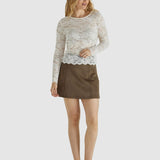 Neve Skirt - Dark Choc