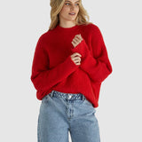 Romee Knit - Poppy Red
