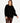 Leora Oversized Relaxed Knit Jumper - Black