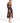 Joelle Tie Back Midi Dress - Abstract
