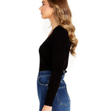Talana Collared Knit - Black