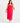 Roxanne Belted Midi Dress - Berry