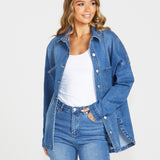 Jasmine Denim Jacket - 80 Vintage Wash