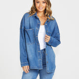 Jasmine Denim Jacket - 80 Vintage Wash