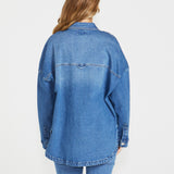 Jasmine Denim Jacket - 80 Vintage Wash