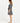 Nicolette Puff Sleeve Above-Knee Dress - Black/White Boho Animal
