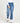 Mavourne Straight Leg High Waist Distressed Denim Jeans - 80 Wash Blue