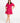 Marnie Button Thru Mini Dress - Berry