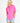 Aria Short Sleeve Button Up Cotton/Linen Shirt - Pink - Sass Clothing