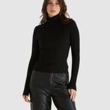 Ginny Ribbed Knit - Black
