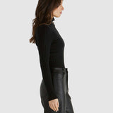 Ginny Ribbed Knit - Black