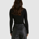 Ginny Ribbed Knit - Black
