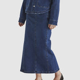 Marza Denim Skirt - 78 Wash