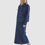 Marza Denim Skirt - 78 Wash