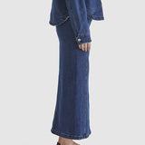 Marza Denim Skirt - 78 Wash