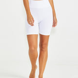 Stormi Seamfree Shorts - White