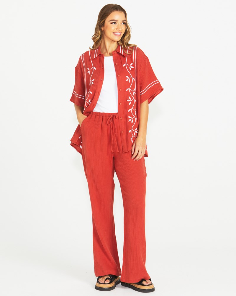 Henny Pants - Terracotta