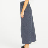 Liberty Maxi Skirt - Navy White Stripe