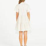 Odell Dress - Natural Stripe