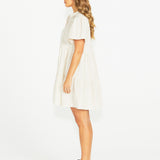 Odell Dress - Natural Stripe