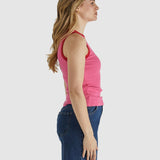 Noah Rib Tank - Pink/Red