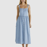 Rye Midi Dress - Chambray