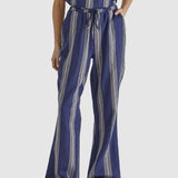 Lizzy Pant - Navy Stripe