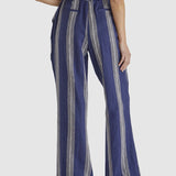 Lizzy Pant - Navy Stripe