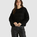 Marcello Crochet Top - Black