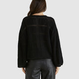 Marcello Crochet Top - Black