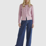 Jagger Button Cardi - Pink