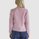 Jagger Button Cardi - Pink