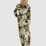 Carmine Shirt - Blurred Floral