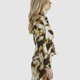 Carmine Shirt - Blurred Floral