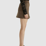 Neve Skirt - Dark Choc