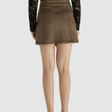Neve Skirt - Dark Choc