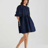 Lena Dress - Rinse Wash
