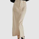 Reece Skirt - Tan Wash