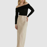 Reece Skirt - Tan Wash
