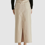 Reece Skirt - Tan Wash